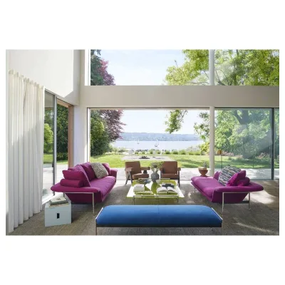 Cassina Panca Esosoft con struttura in alluminio e seduta a scelta