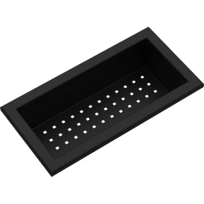 Barazza Vaschetta forata 1CVSN finitura inox nero oaco da 27.2 cm