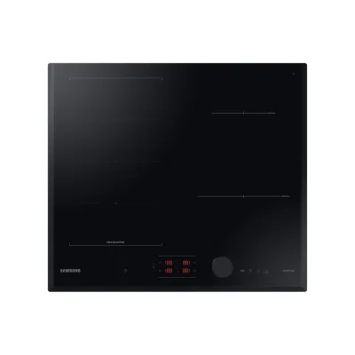 Samsung: Piano cottura a induzione NZ64B6058KK in vetroceramica nero da 60 cm