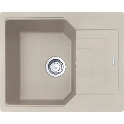 PRONTA CONSEGNA - Franke: Lavello una vasca con gocciolatoio Urban Incasso UBG 611-62 114.0686.740 finitura fragranite sahara da 62x50 cm