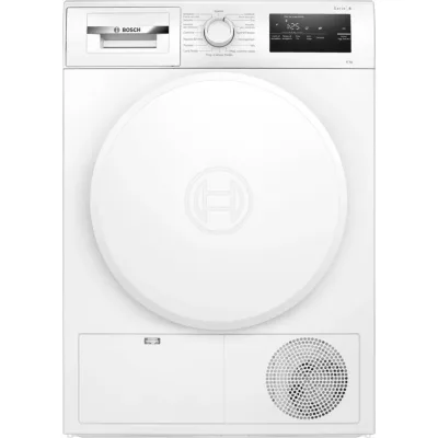 PRONTA CONSEGNA - Bosch Asciugatrice a pompa di calore a libera installazione WTH 83208 II finitura bianco da 60 cm - Serie 4