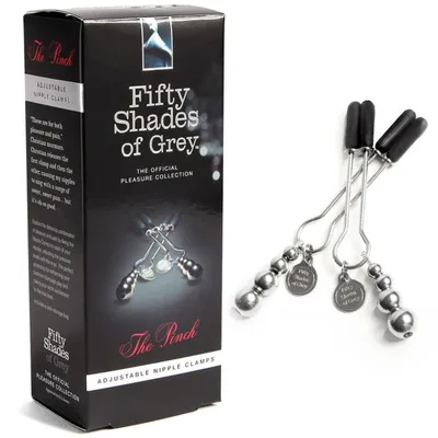 Fifty Shades The Pinch Pinze Capezzoli Regolabili con Pesi BDSM FS-40186