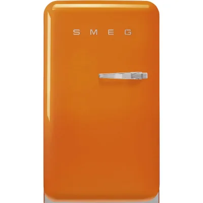 Smeg Frigorifero monoporta con cerniere a sinistra a libera installazione FAB10LOR6 finitura arancione da 55 cm