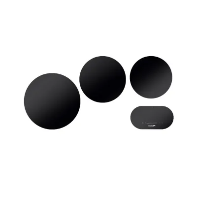 Foster Set piani cottura a induzione circolare modulare 7366 030 in vetroceramica nero