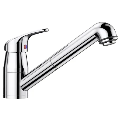 PRONTA CONSEGNA - Blanco | Miscelatore monocomando sottofinestra con doccetta estraibile DARAS-S-F 1521752 finitura cromato