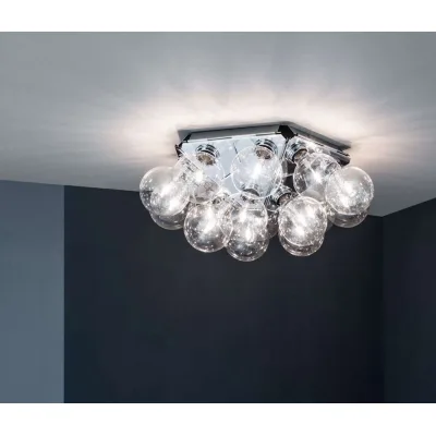 Flos Lampada da parete/soffitto a luce diretta e riflessa Taraxacum 88 Ceiling & Wall in alluminio