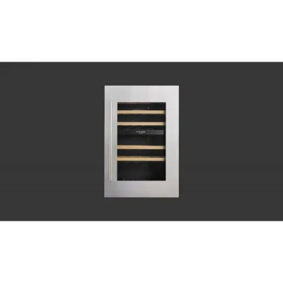 Fulgor Cantina vini da incasso FWC 8800 TC BKX finitura acciaio inox da 60 cm