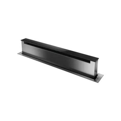 Elica Cappa filtrante downdraft PANDORA IX/F/90 PRF0120980 finitura acciaio inox e vetro nero da 90 cm - Con motore interno