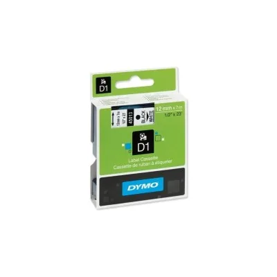 NASTRO PER ETICHETTE ORIGINALE DYMO D1 45013 S0720530 nero su sfondo bianco