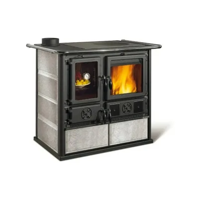La Nordica Stufa a legna ROSA SINISTRA REVERSE VST.16 PETRA 3005860 finitura pietra naturale