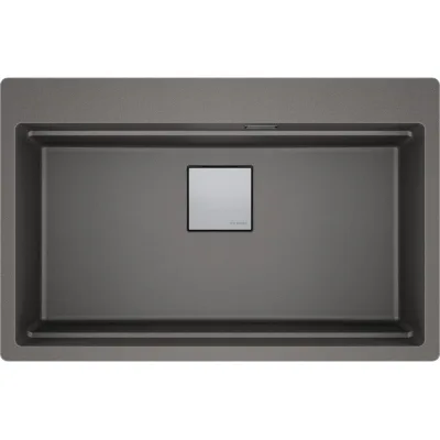 Franke: Lavello una vasca da Incasso KNG PRO 610-73 FTL 114.0751.862 finitura stone grey da 79 cm
