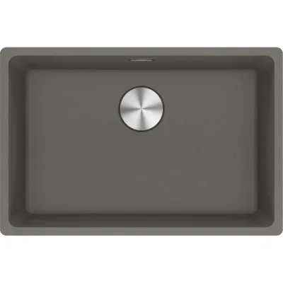 Franke: Lavello una vasca Vasche Sottotop Maris MRG 110-62 125.0686.725 finitura fragranite stone grey da 65.3x43.3 cm