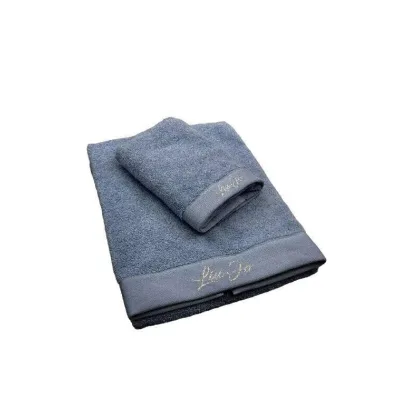 Liu Jo set asciugamano viso + asciugamano ospite spugna 500 grammi m/q