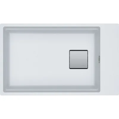 Franke: Lavello una vasca Vasche Kubus 2 Sottotop KNG 110-62 125.0529.854 finitura fragranite bianco da 62x42 cm