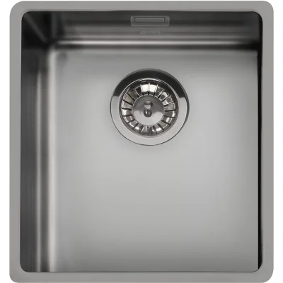 Smeg S Lavello una vasca VSTR34DKX finitura acciaio nero da 38.2x44.2 cm - Sottotop - IN PROMOZIONE FINO AL 6/07