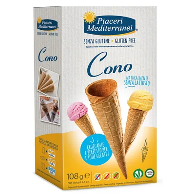 Piaceri mediterranei cono 6 pezzi 18 g
