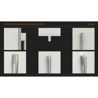Fulgor Kit maniglia Professional per frigoriferi F4HKPRO30BM finitura acciaio inossidabile