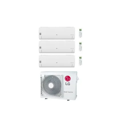 Climatizzatore Condizionatore LG Trial Split Inverter Serie LIBERO SMART 9000+9000+12000 btu con MU3R19 UL0 R-32 9+9+12 WI-FI INTEGRATO A+++/A+