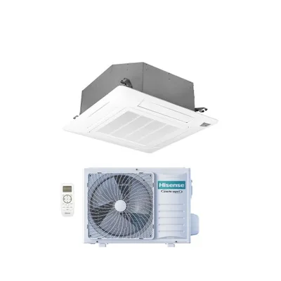 Climatizzatore Condizionatore Hisense Cassetta Serie TURBO 24000 Btu ACT71UR4RCJ8 Wi-Fi Optional Pannello E Telecomando Incluso A++