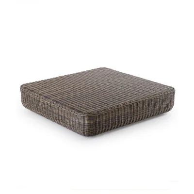 Unopiù Tavolino AGORÀ in fibra sintetica WaProLace da 100x100 cm- Con cuscino per uso pouf - IN PROMOZIONE FINO AL 6/07