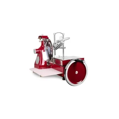 AFFETTATRICE FAC MANUALI A VOLANO MOD 370 VO LINEA STANDARD VOLANO FIORATAO MARGHERITA ROSA COLORATA CE PROFESSIONALE