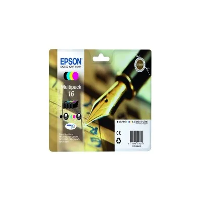 MULTIPACK 4PZ CARTUCCIA ORIGINALE Epson C13T16264012 WF 2510 NERO+3COLORI 16