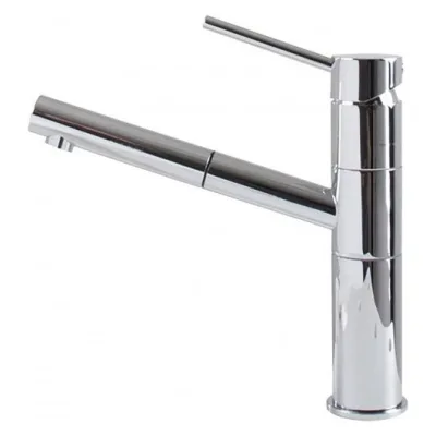 Elleci Miscelatore monocomando con canna girevole e doccetta estraibile RENO MIKRENCR finitura CR cromato