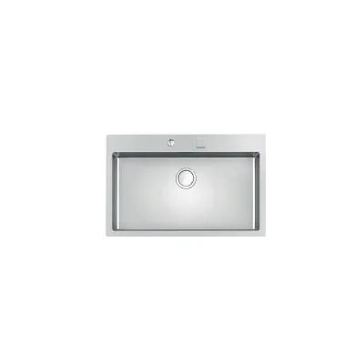 Foster Lavello una vasca 3367 050 finitura acciaio inox da 86x52 cm