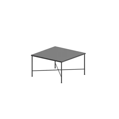Unopiù Tavolo basso fisso IGEA in ferro da 80x80 cm - IN PROMOZIONE FINO AL 6/07