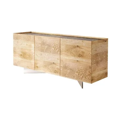 TavoloBello Madia Kairos con basamento in cristallo da L.240 cm e H.78 cm – 4 ante - VOUCHER EXTRA 19% NEL CARRELLO