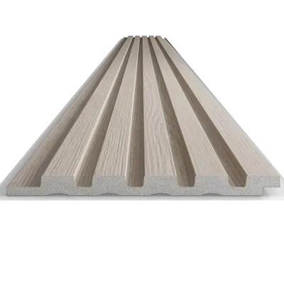 Pannello doga centrale 3D decorativo in duropolimero rovere sbiancato 160x12x2800 mm (minimo 5pz)