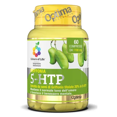 Optima Colours of Life Griffonia 5-HTP Integratore Tono dellUmore 60 Compresse