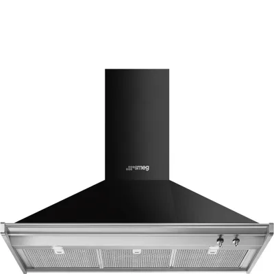 Smeg S Cappa aspirante a parete KD100HNE finitura nero da 100 cm - IN PROMOZIONE FINO AL 6/07
