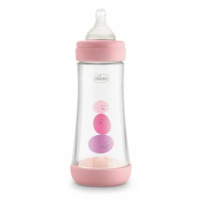 CHICCO BIBERON PERFECT5 GIRL 300 SILICONE 3 FLUSSI