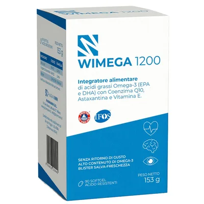 Wimega 1200 90 softgel acido resistenti