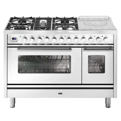 Ilve Cucina P12W Professional Plus P12SDWE3 doppio forno e piano cottura 5 fuochi con coupe de feu e dual da 120 cm - IN PROMOZIONE FINO AL 6/07