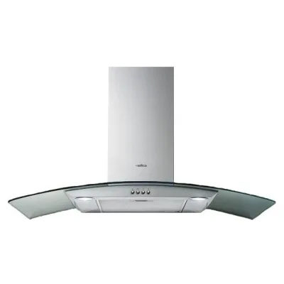 Elica Cappa a parete CIRCUS IX/A/90 68116392A finitura acciaio inox e vetro da 90 cm