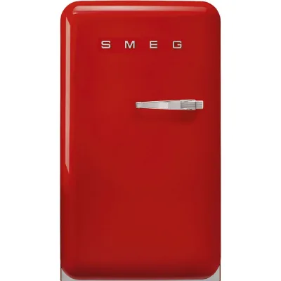 Smeg Frigorifero monoporta con cerniere a sinistra a libera installazione FAB10LRD6 finitura rosso da 55 cm - IN PROMOZIONE FINO AL 30/06