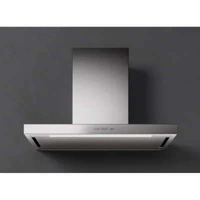 Falmec Cappa a parete Plane Plus NRS finitura inox da 90 cm