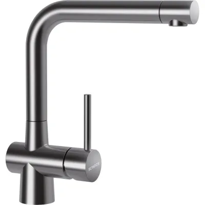 Schock Miscelatore monocomando LAIOS 517000EDM finitura acciaio inox massiccio