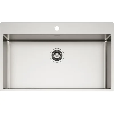 Schock Lavello una vasca NEW TECHNICK PLUS N100 XXL TECPN100XXL finitura inox spazzolato da 85x51 cm