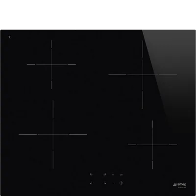 PRONTA CONSEGNA - Smeg Piano cottura a induzione SI2641D in vetroceramica nero da 60 cm