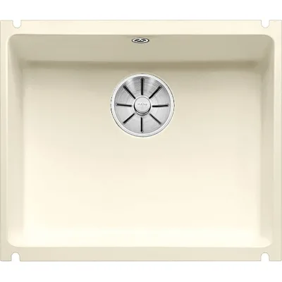 Blanco Lavello una vasca SUBLINE 500-U 1519596 in ceramica magnolia da 54.3x45.6 cm - Sottotop