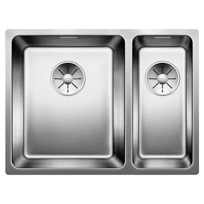 Blanco Lavello una vasca SX con vaschetta ANDANO 340/180-U 1518321 in acciaio inox da 58.5x44 cm - Sottotop