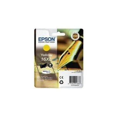 CARTUCCIA ORIGINALE EPSON C13T16344012 WF 2510 T1634 GIALLO 16XL