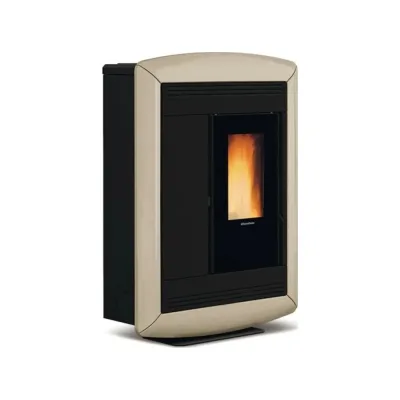 Extraflame Stufa a pellet canalizzata slim SOUVENIR PLUS LUX 5.0 1293902 finitura tortora