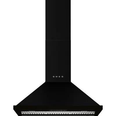 Smeg Cappa aspirante a muro KCU94MB finitura nero da 90 cm