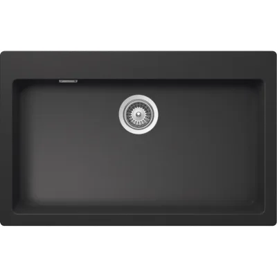 Schock Lavello una vasca PRIMUS N100XL PRIN100AP51 finitura antracite da 79x50 cm