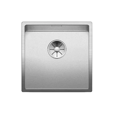 Blanco | Lavello una vasca CLARON 400-U 1523385 in acciaio inox Durinox da 44x44 cm - Sottotop