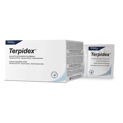 Terpidex salviette detergenti palpebrali 30 bustine
